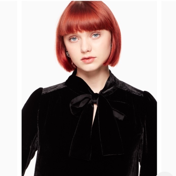 Kate Spade New York Velvet Swing Dress - Picture 3 of 6